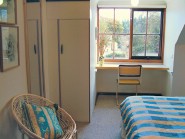 an upstairs bedroom