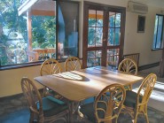 upstairs Gum Tree Lodge kitchen table